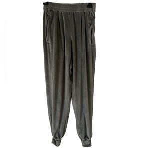 SKIMS Velour gray joggers, size S